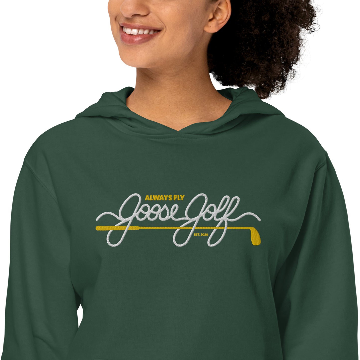 Unisex Goose Golf Script Hoodie